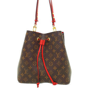 Louis Vuitton Monogram Leather Brown NeoNoe Shoulder Bag
